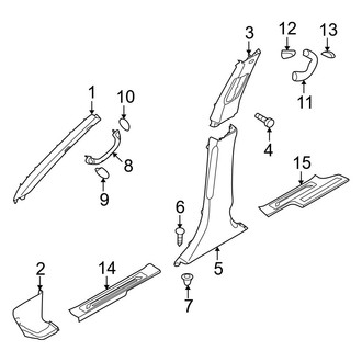 Kia OE - Pillars, Rocker & Floor - Interior Trim