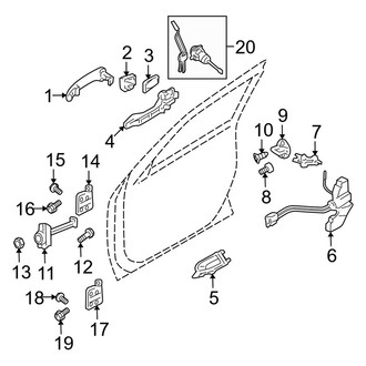Kia OE - Front Door - Lock & Hardware