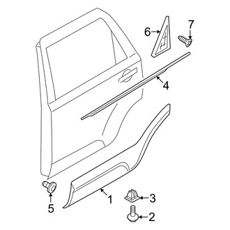 Kia OE - Rear Door - Exterior Trim