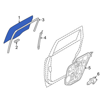 Kia OE - Rear Left Door Glass