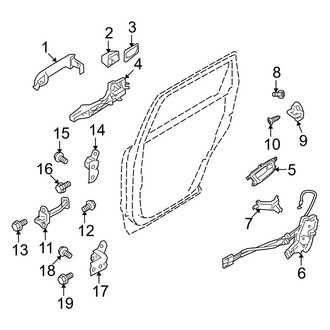 Kia OE - Rear Door - Lock & Hardware
