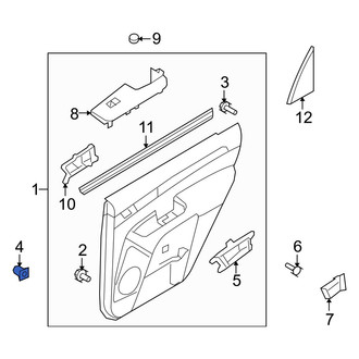 Kia OE - Rear Inner Interior Door Handle Nut