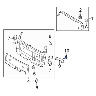 Kia OE - Liftgate Pull Handle Bolt