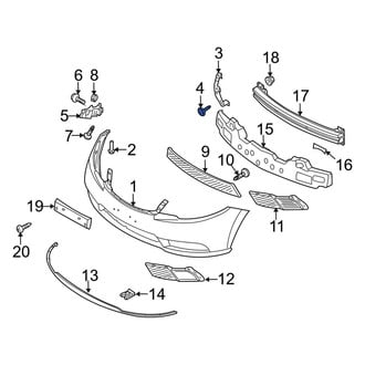 Kia OE - Bumper Cover Screw