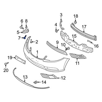 Kia OE - Bumper Cover Screw