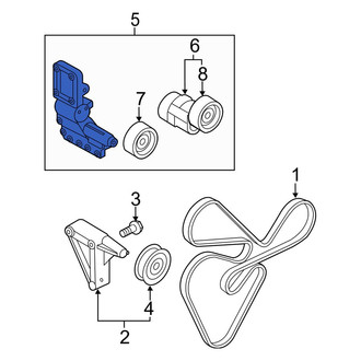 Kia OE - Accessory Drive Belt Tensioner Assembly