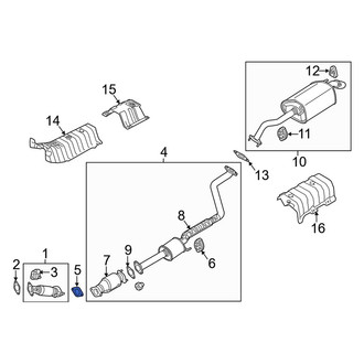 Kia OE - Exhaust Muffler Gasket