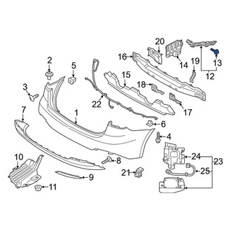 Kia OE - Bumper Impact Bar Screw