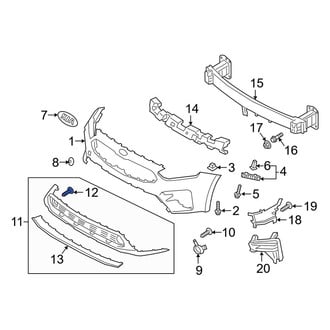 Kia OE - Rocker Panel Molding Screw