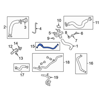 Kia OE - Engine Coolant Bypass Hose