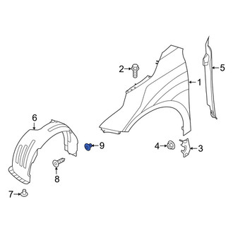 Kia OE - Rocker Panel Molding Nut