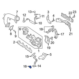Kia OE - Turbocharger Oil Line Gasket