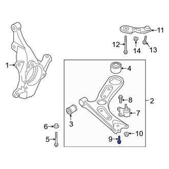 Kia OE - Inner Suspension Ball Joint Bolt