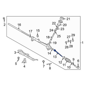 Kia OE - Inner Steering Tie Rod End