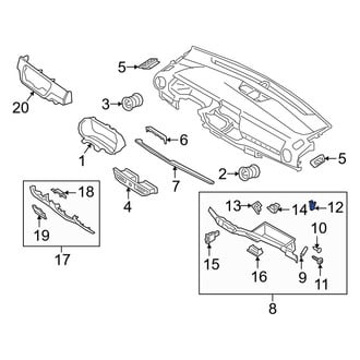 Kia OE - Wheel Arch Molding Clip
