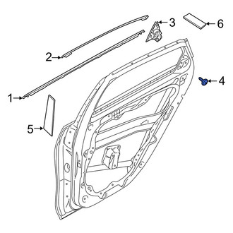 Kia OE - Door Applique Screw