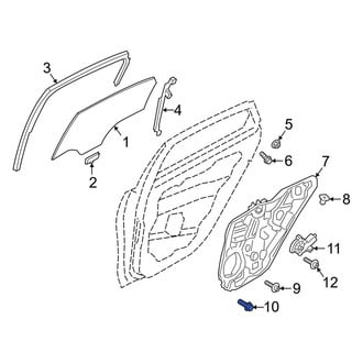 Kia OE - Window Regulator Guide Bolt