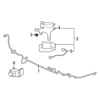 Kia OE - Blind Spot Detection System Warning Sensor Nut