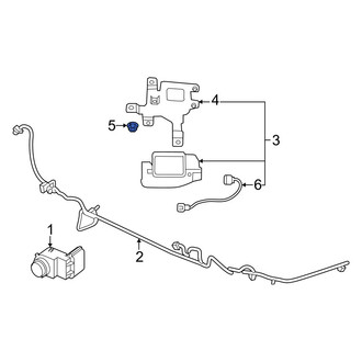 Kia OE - Blind Spot Detection System Warning Sensor Nut