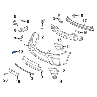 Kia OE - Lower Grille Screw