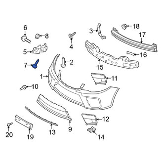 Kia OE - Bumper Cover Screw
