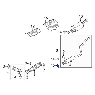 Kia OE - Front Exhaust Pipe Flange Gasket