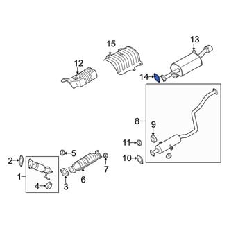 Kia OE - Exhaust Muffler Gasket