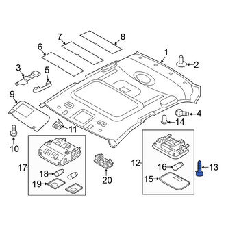 Kia OE - Dome Light Screw