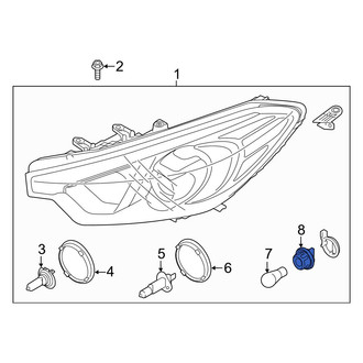 Kia OE - Front Headlight Socket
