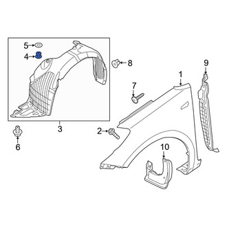 Kia OE - Windshield Molding Rivet