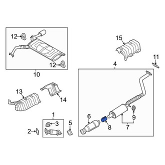Kia OE - Exhaust Muffler Clamp