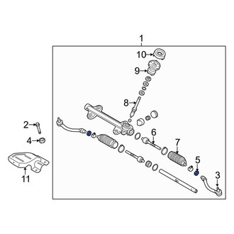 Kia OE - Steering Tie Rod Nut