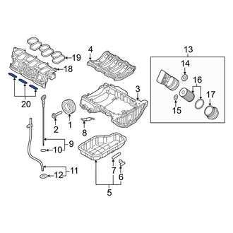 Kia OE - Lower Engine Intake Manifold Gasket