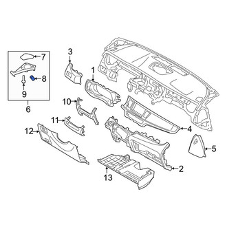 Kia OE - Wheel Arch Molding Clip