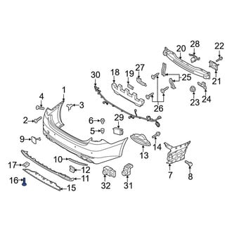 Kia OE - Bumper Cover Screw