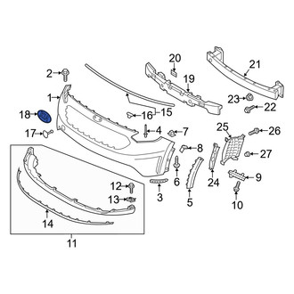 Kia OE - Front Bumper Cover Emblem