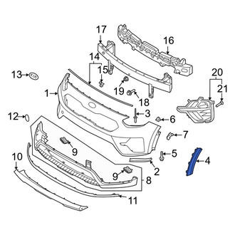 Kia OE - Front Left Outer Bumper Trim
