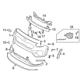 Kia OE - Bumper Cover Screw