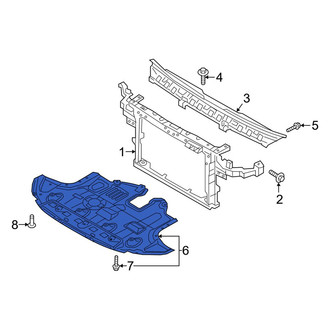 Kia OE - Front Radiator Support Splash Shield