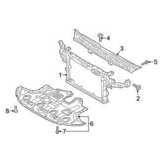 Kia OE - Radiator Support (EX / FE / LX / Touring / Touring Launch Edition)