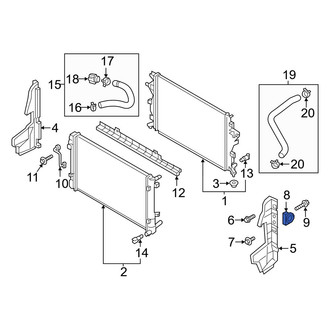 Kia OE - Radiator Mount Bracket