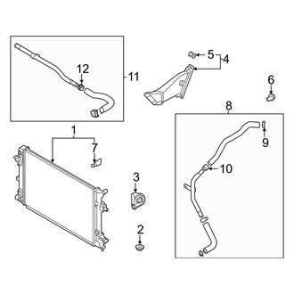 Kia OE - Cooling - Radiator & Components (Radiator & Mounting), (EX / EX Premium)
