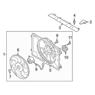 Kia OE - Cooling Fan (EX / FE / LX / Touring / Touring Launch Edition)