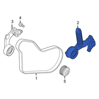 Kia OE - Left Accessory Drive Belt Tensioner Assembly