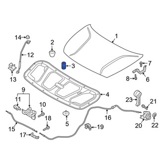 Kia OE - Upper Liftgate Stop Bumper