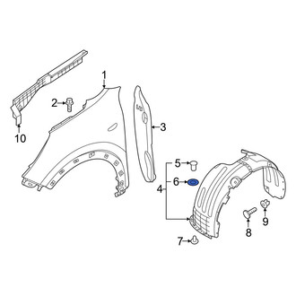 Kia OE - Fender Liner Washer