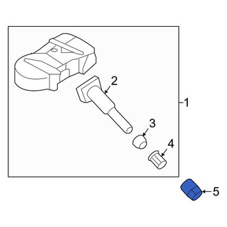 Kia OE - Tire Pressure Monitoring System (TPMS) Sensor Nut