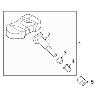 Kia OE - Electrical - Tire Pressure Monitor Components (EX / FE / LX / Touring / Touring Launch Edition)