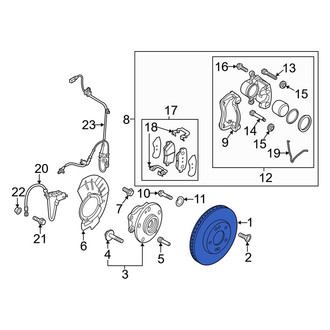 Kia OE - Front Disc Brake Rotor