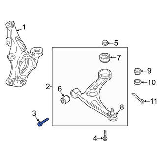 Kia OE - Front Suspension Control Arm Bolt